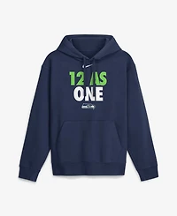 Nike Men's Seattle Seahawks 12 As One Fleece Screen Print Hoodie