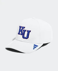 adidas Kansas Jayhawks Structured Embroidered Stretch Baseball Cap