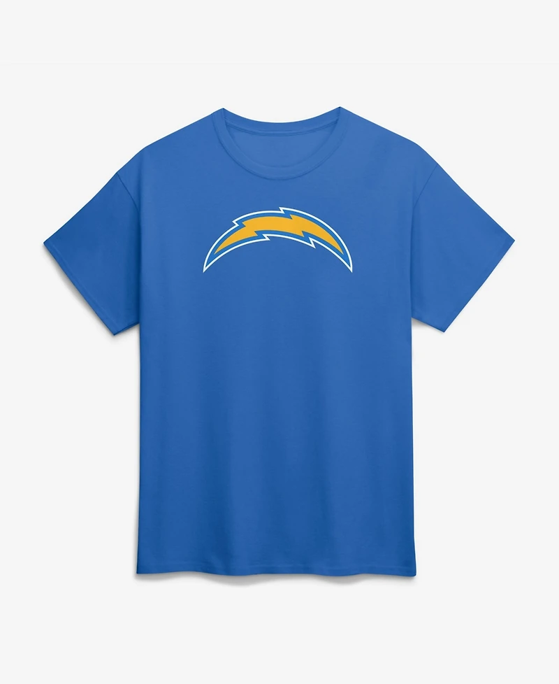 Logo Athletic Men's Los Angeles Chargers Crewneck Classic-Fit Cotton T-Shirt