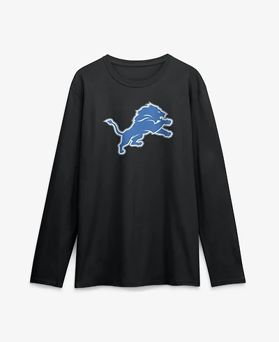 Logo Athletic Men's Detroit Lions Long-Sleeve Classic-Fit T-Shirt