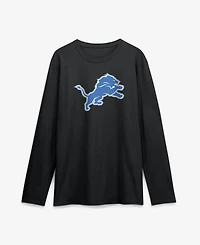 Logo Athletic Men's Detroit Lions Long-Sleeve Classic-Fit T-Shirt