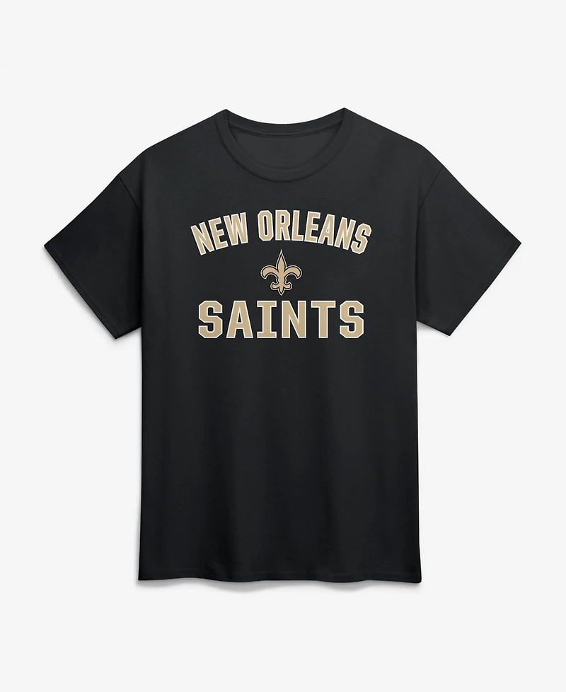 Logo Athletic Men's New Orleans Saints Arch Victory Crewneck T-Shirt