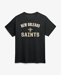 Logo Athletic Men's New Orleans Saints Arch Victory Crewneck T-Shirt