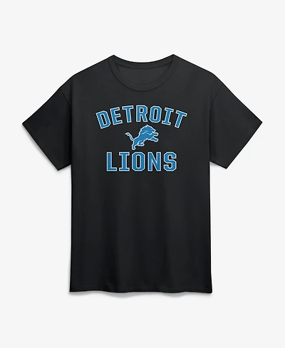 Logo Athletic Men's Detroit Lions Victory Arch Crewneck T-Shirt