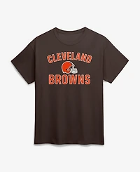 Logo Athletic Men's Cleveland Browns Arch Victory Short-Sleeve Crewneck Graphic T-Shirt