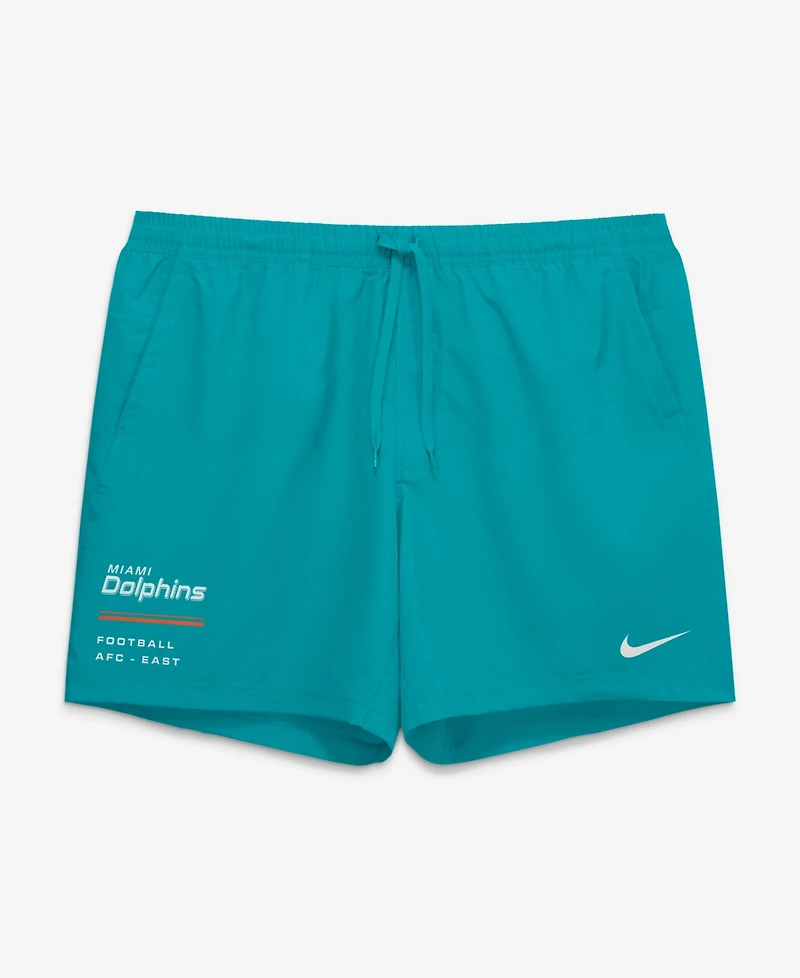 Nike Men's Miami Dolphins Form Pull-On Shorts, 7" Inseam