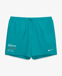 Nike Men's Miami Dolphins Form Pull-On Shorts, 7" Inseam