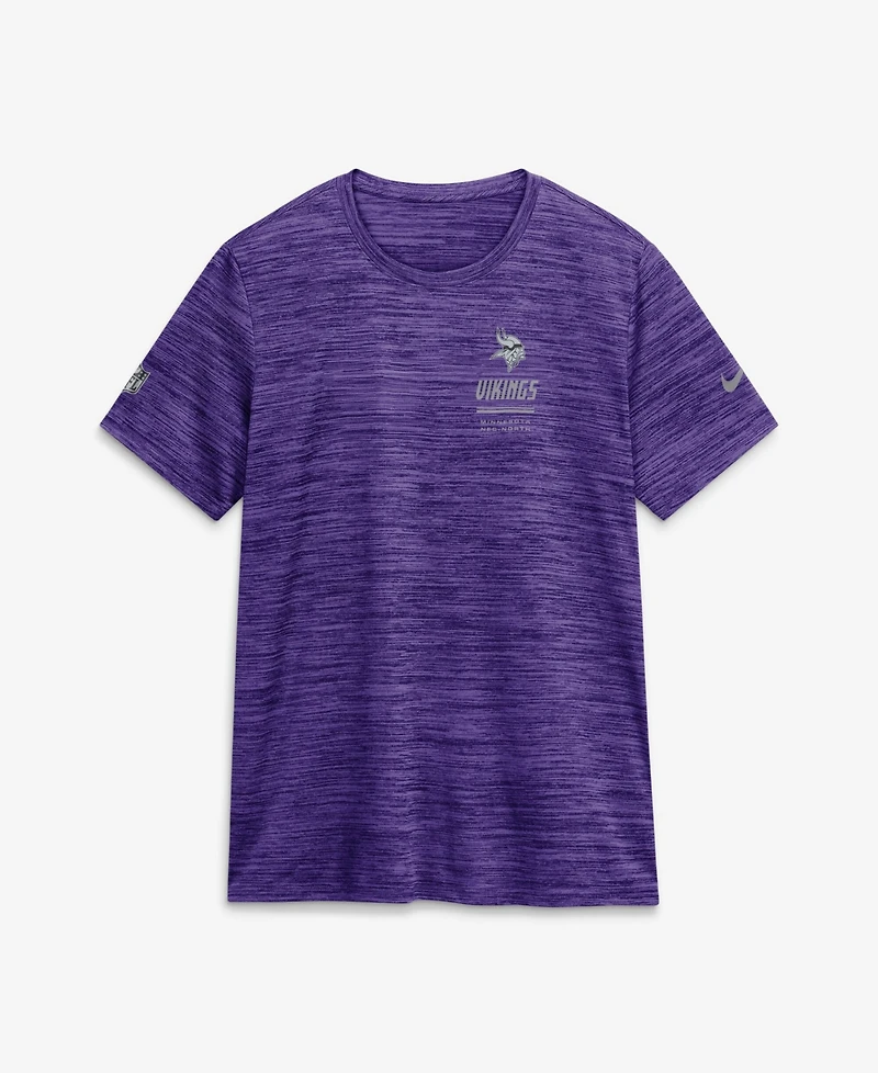Nike Women's Minnesota Vikings Sideline Velocity Dri-fit T-Shirt