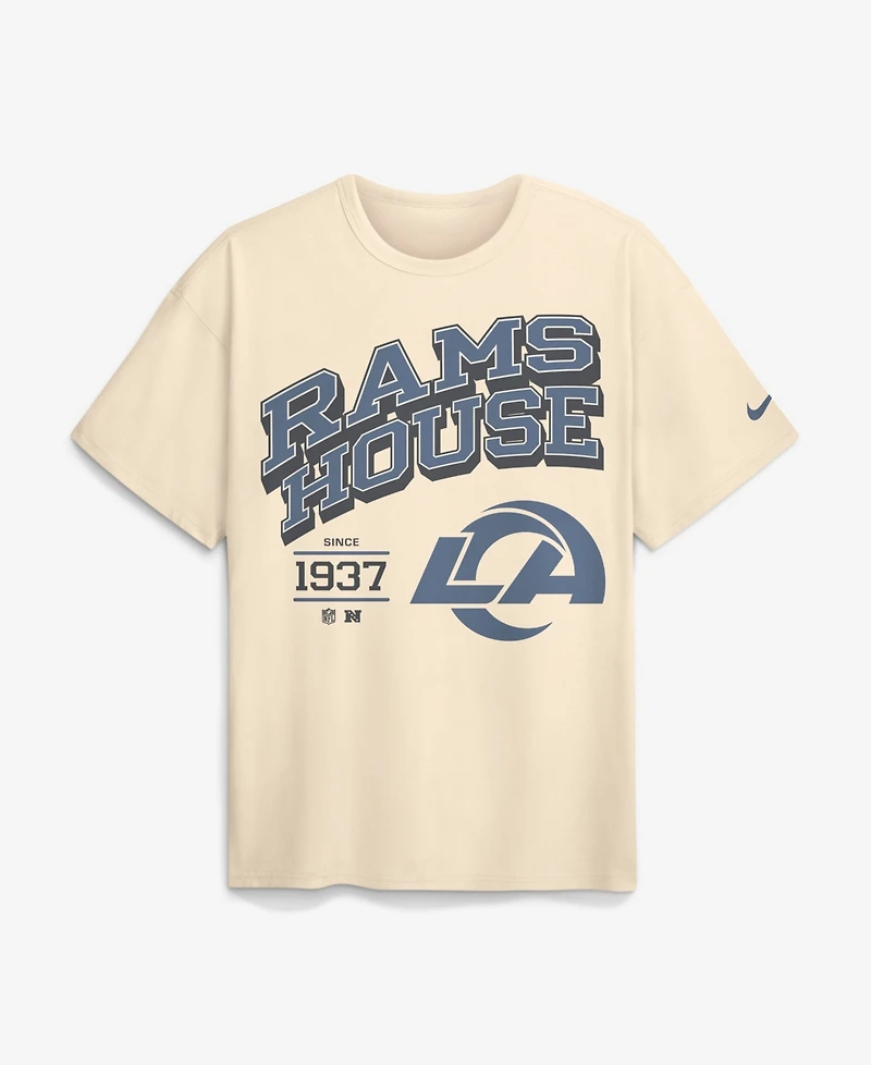 Nike Men's Los Angeles Rams Vintage Relaxed-Fit Blown Away Max90 T-Shirt