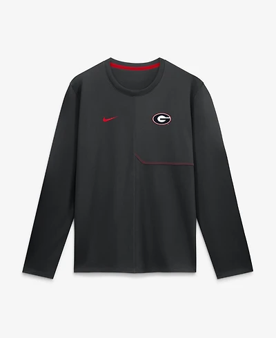 Nike Men's Georgia Bulldogs 2026 Sideline Coach Long Sleeve T-Shirt