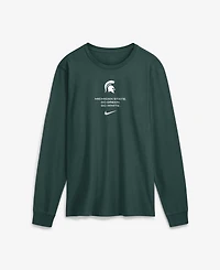 Nike Men's Michigan State Spartans 2026 Sideline Crewneck Long-Sleeve T-Shirt