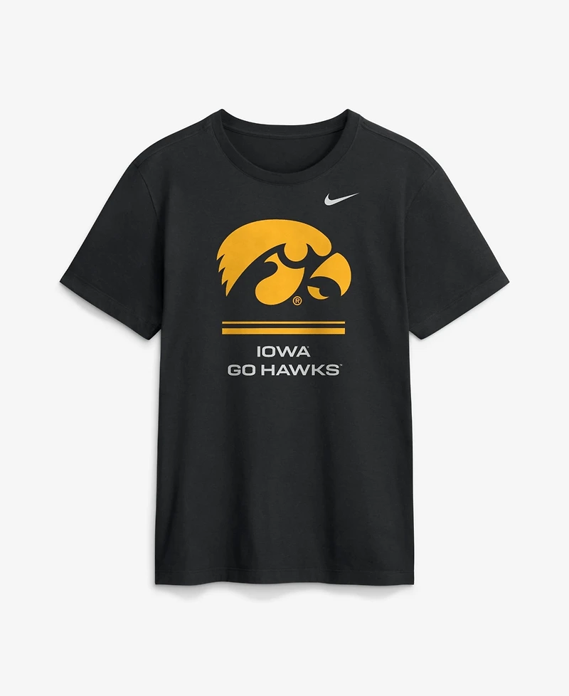 Nike Men's Iowa Hawkeyes Sideline Crewneck T-Shirt