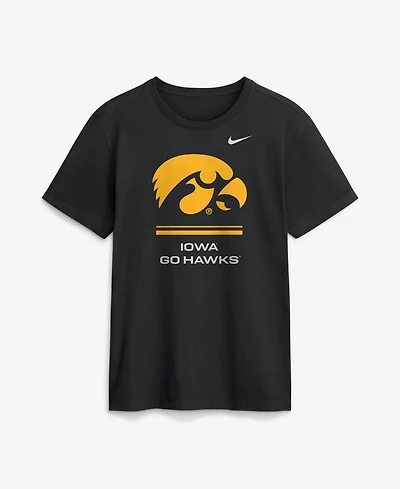 Nike Men's Iowa Hawkeyes Sideline Crewneck T-Shirt