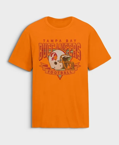 Fanatics Men's Tampa Bay Buccaneers Old Fashion Rushing Legacy Retro Cotton T-Shirt