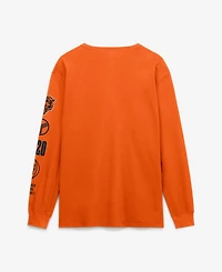Fanatics Men's Chicago Bears Checkdown Pass Long-Sleeve Crewneck Classic-Fit T-Shirt