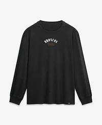 Fanatics Men's Denver Broncos Fullback Drive Relaxed-Fit Long-Sleeve Crewneck T-Shirt