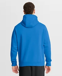 Nike Men's Los Angeles Chargers Club Fleece Drawstring-Hood Brushed-Back Pullover Hoodie