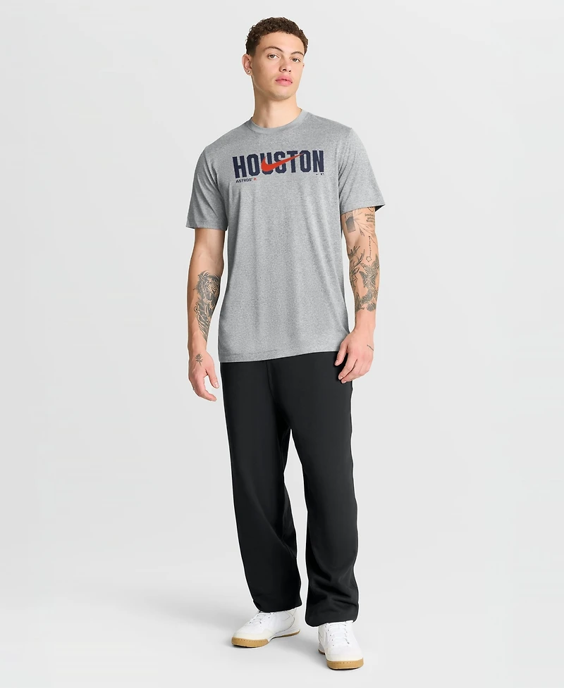 Nike Men's Houston Astros Swoosh Legend Short-Sleeve Crewneck T-Shirt