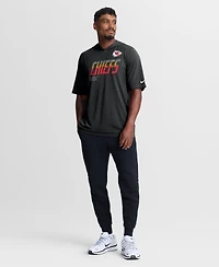 Nike Men's Kansas City Chiefs Short-Sleeve Tri-Blend Hoodie