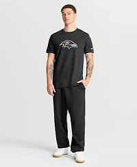 Nike Men's Baltimore Ravens Essential Logo Standard-Fit Crew Neck T-Shirt