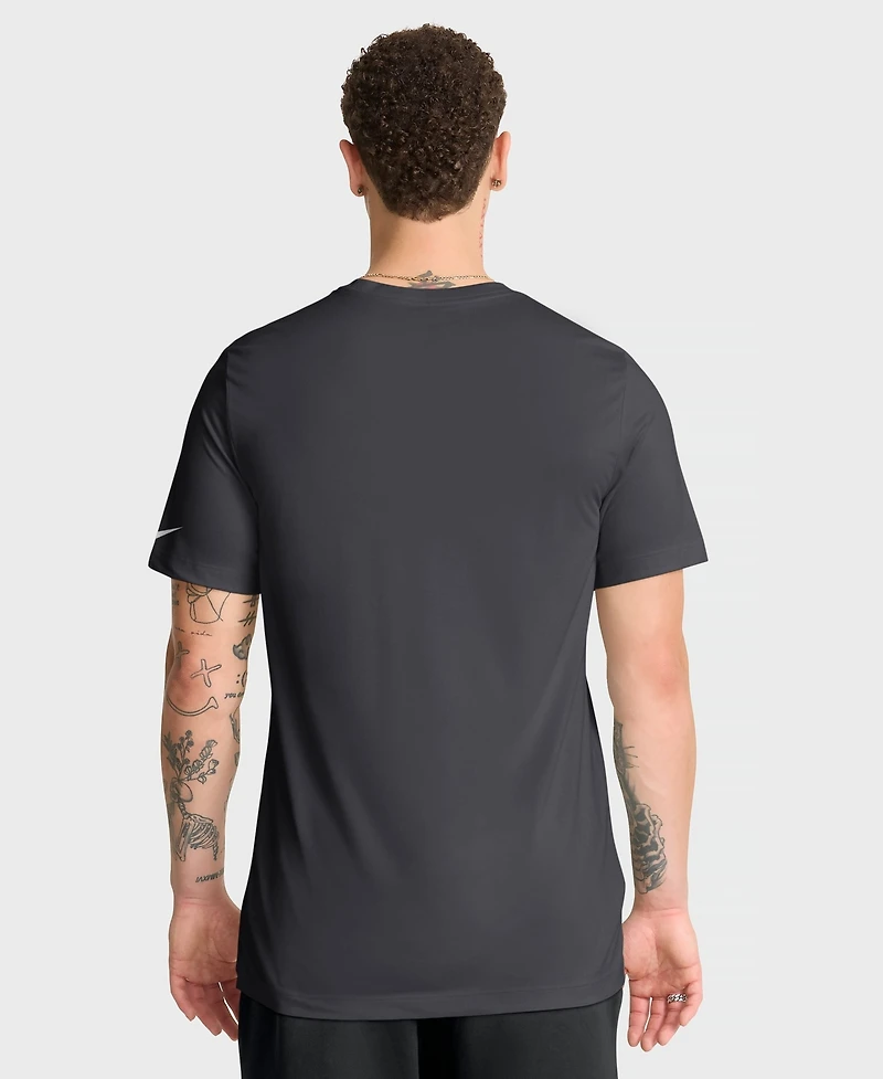 Nike Men's Miami Dolphins Legend Icon Crewneck Screen Print T-Shirt