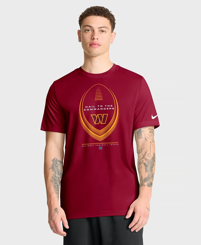 Nike Men's Big & Tall Washington Commanders Legend Icon Short-Sleeve Crewneck T-Shirt