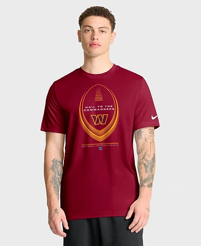 Nike Men's Big & Tall Washington Commanders Legend Icon Short-Sleeve Crewneck T-Shirt