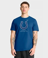 Nike Men's Essential Indianapolis Colts Crewneck Graphic T-Shirt