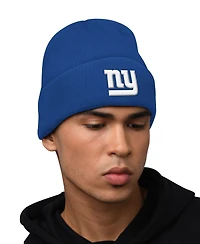 Starter Men's New York Giants Pullover Classic-Fit Midweight Hoodie and Cuffed Knit Hat, 2-Piece Set