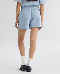 Fanatics Women's Chicago Cubs High-Rise Terry Track Shorts, 3" Inseam