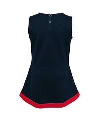 Outerstuff Girls Toddler Navy Houston Texans Cheer Captain Dress