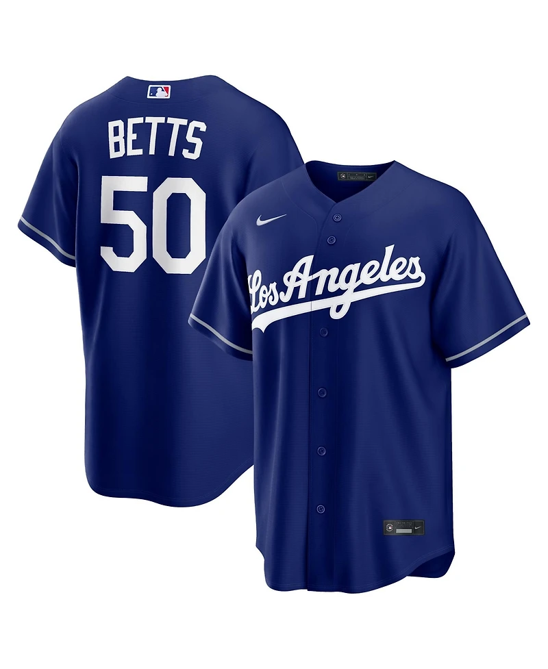 Nike Men's Los Angeles Dodgers Mookie Betts Alternate Replica V-Neck Jersey