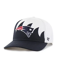 '47 Brand New England Patriots Jagged Adjustable Baseball Cap