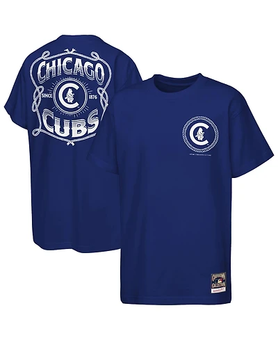 Mitchell & Ness Boys' and Girls' Chicago Cubs Cooperstown Rodeo Rope Vintage T-Shirt