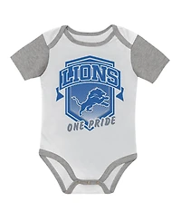 Outerstuff Boys' and Girls' First Round Pick Screen-Print Bodysuit, 3-Piece Set