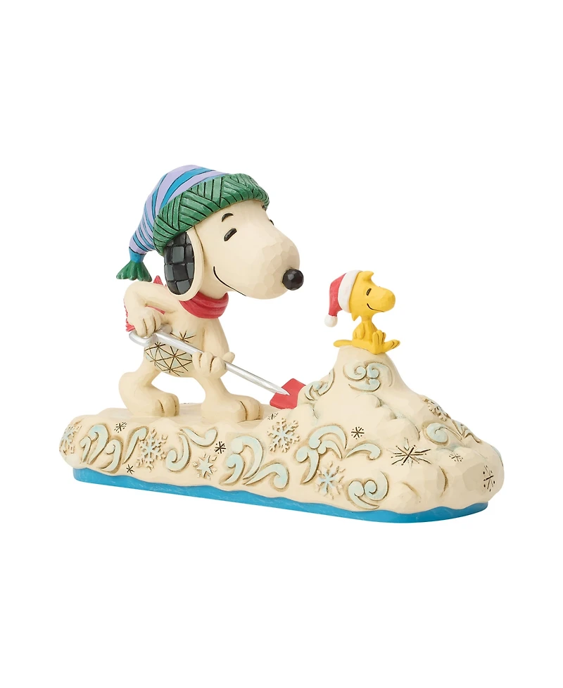 Jim Shore Peanuts Snoopy Shoveling Snow Figurine