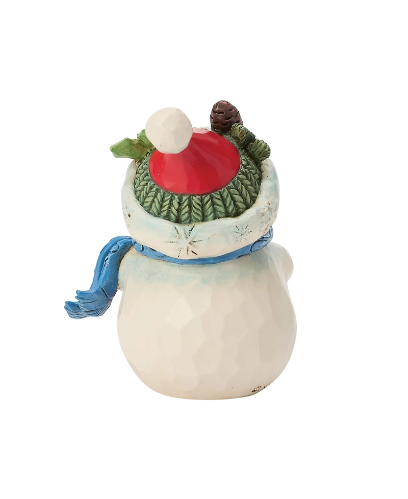 Jim Shore Heartwood Creek Snowman with Large Ball Ornament