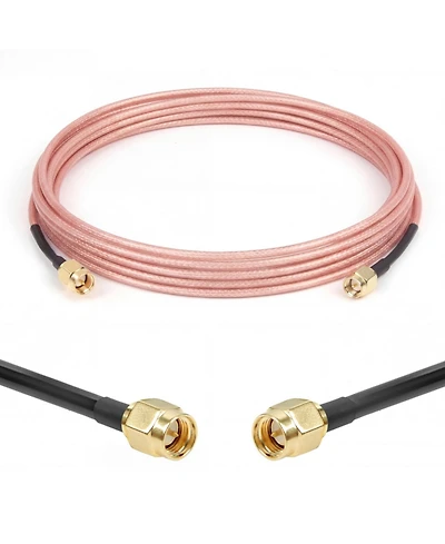 Lofree 50 Ohm RG316 Flexible Coaxial Antenna Extension Cable for WiFi Routers, Gps, and Sdr