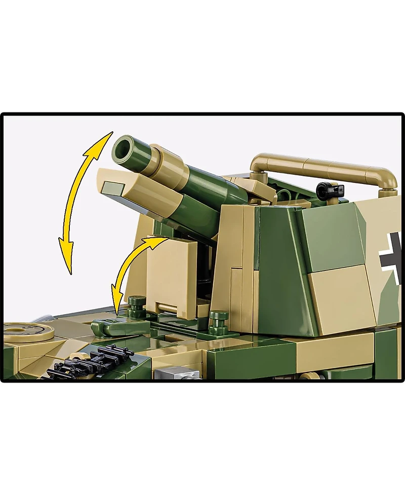 Cobi Historical Collection World War Ii Sturmpanzer 38(t) Grille Ausf. M 720-Piece Building Set, Ages 9+