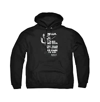Princess Bride Men's Hello Again Pullover Graphic Kangaroo Pocket Hoodie