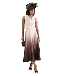 Phase Eight Women's Cheryl Ombre Cowl Neck Midi Dress