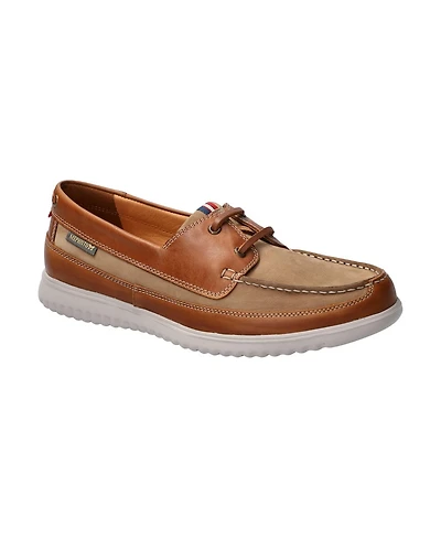 Mephisto Trevis Full-Grain Leather Round-Toe Boat Shoes