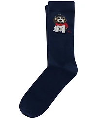 Polo Ralph Lauren Boys' 4-11 Holiday Dog Cotton-Blend Crew Socks, 3-Pack