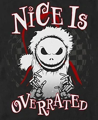 Fifth Sun Men's Overrated Nightmare Before Christmas Graphic T-Shirt