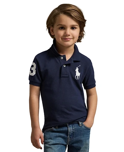 Polo Ralph Lauren Toddler and Little Boys Big Pony Cotton Mesh