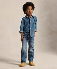 Polo Ralph Lauren Toddler and Little Boys Cotton Chambray Shirt
