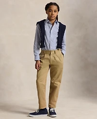 Polo Ralph Lauren Big Boys Plaid Cotton Poplin Shirt