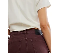 Free People Women's Double Knot High-Rise Straight-Leg Jeans
