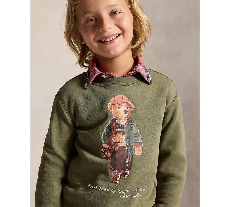Polo Ralph Lauren Boys' 2T-7 Bear Fleece Sweatshirt