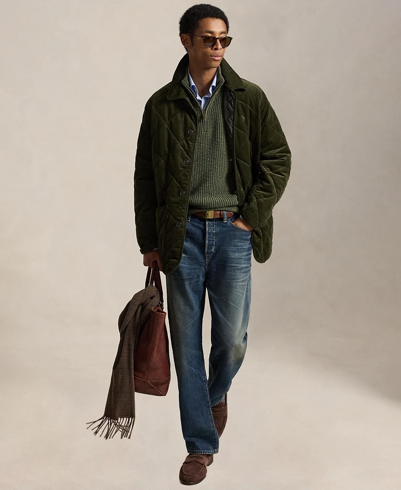 Polo Ralph Lauren Men's Quilted Corduroy Barn Coat